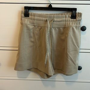 Tan lululemon shorts